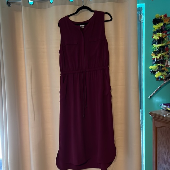 Dress Burgundy - Picture 3 of 4